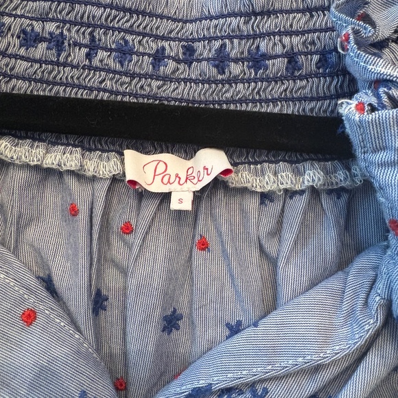 Parker Spade Off the shoulder Blouse S - Picture 4 of 8